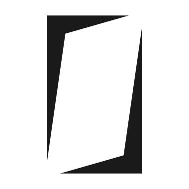 Soyut geometrik sembol, ikon vektör grafikleri, illüstrasyon. Stock vektör illüstrasyonu, klip- art grafikleri