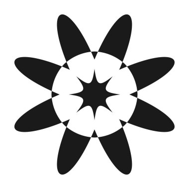 Soyut geometrik sembol, ikon vektör grafikleri, illüstrasyon. Stock vektör illüstrasyonu, klip- art grafikleri