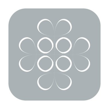 Soyut geometrik sembol, ikon vektör grafikleri, illüstrasyon. Stock vektör illüstrasyonu, klip- art grafikleri