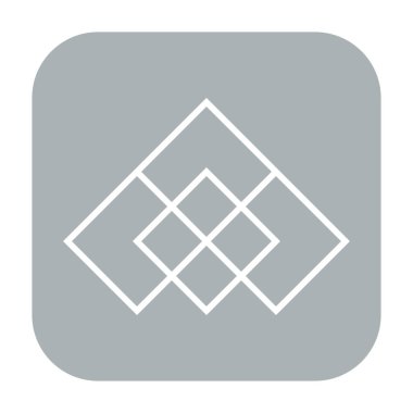 Soyut geometrik sembol, ikon vektör grafikleri, illüstrasyon. Stock vektör illüstrasyonu, klip- art grafikleri