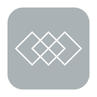 Soyut geometrik sembol, ikon vektör grafikleri, illüstrasyon. Stock vektör illüstrasyonu, klip- art grafikleri