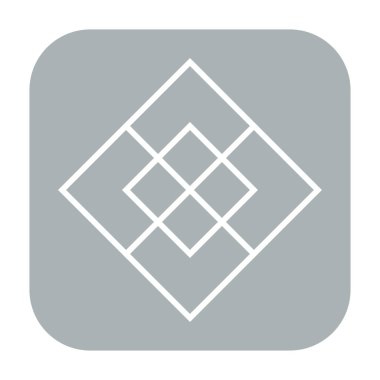 Soyut geometrik sembol, ikon vektör grafikleri, illüstrasyon. Stock vektör illüstrasyonu, klip- art grafikleri