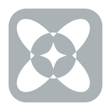 Soyut geometrik sembol, ikon vektör grafikleri, illüstrasyon. Stock vektör illüstrasyonu, klip- art grafikleri