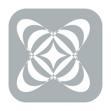 Soyut geometrik sembol, ikon vektör grafikleri, illüstrasyon. Stock vektör illüstrasyonu, klip- art grafikleri