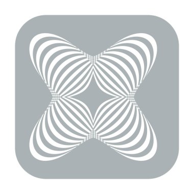 Soyut geometrik sembol, ikon vektör grafikleri, illüstrasyon. Stock vektör illüstrasyonu, klip- art grafikleri