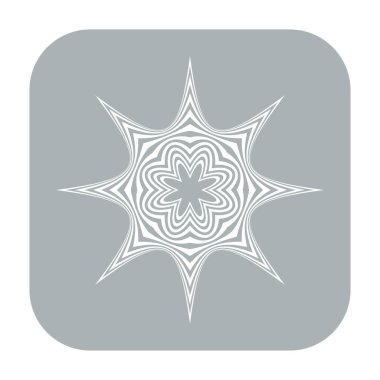 Soyut geometrik sembol, ikon vektör grafikleri, illüstrasyon. Stock vektör illüstrasyonu, klip- art grafikleri