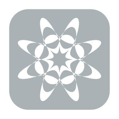 Soyut geometrik sembol, ikon vektör grafikleri, illüstrasyon. Stock vektör illüstrasyonu, klip- art grafikleri