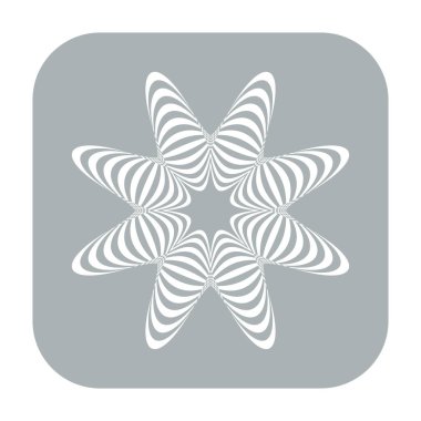 Soyut geometrik sembol, ikon vektör grafikleri, illüstrasyon. Stock vektör illüstrasyonu, klip- art grafikleri