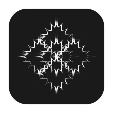 Soyut geometrik sembol, ikon vektör grafikleri, illüstrasyon. Stock vektör illüstrasyonu, klip- art grafikleri