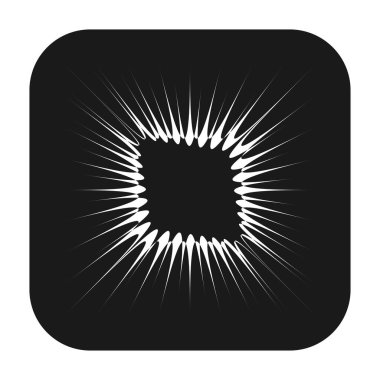 Soyut geometrik sembol, ikon vektör grafikleri, illüstrasyon. Stock vektör illüstrasyonu, klip- art grafikleri