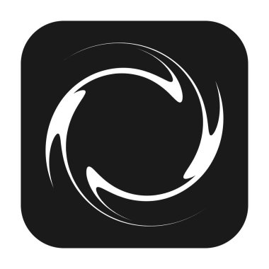 Soyut geometrik sembol, ikon vektör grafikleri, illüstrasyon. Stock vektör illüstrasyonu, klip- art grafikleri