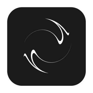 Soyut geometrik sembol, ikon vektör grafikleri, illüstrasyon. Stock vektör illüstrasyonu, klip- art grafikleri