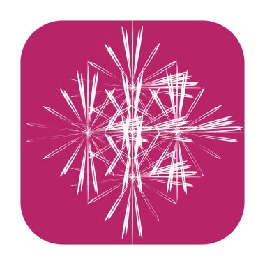 Soyut geometrik sembol, ikon vektör grafikleri, illüstrasyon. Stock vektör illüstrasyonu, klip- art grafikleri