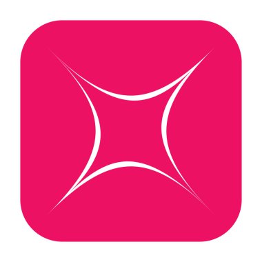 Soyut geometrik sembol, ikon vektör grafikleri, illüstrasyon. Stock vektör illüstrasyonu, klip- art grafikleri