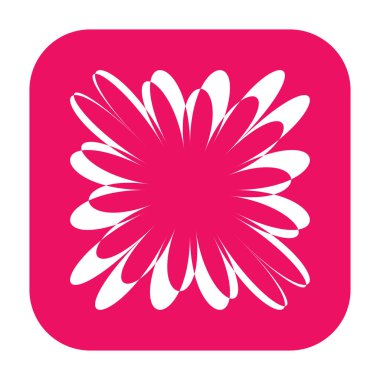 Soyut geometrik sembol, ikon vektör grafikleri, illüstrasyon. Stock vektör illüstrasyonu, klip- art grafikleri