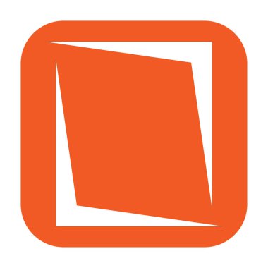 Soyut geometrik sembol, ikon vektör grafikleri, illüstrasyon. Stock vektör illüstrasyonu, klip- art grafikleri