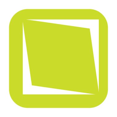 Soyut geometrik sembol, ikon vektör grafikleri, illüstrasyon. Stock vektör illüstrasyonu, klip- art grafikleri