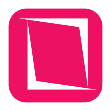 Soyut geometrik sembol, ikon vektör grafikleri, illüstrasyon. Stock vektör illüstrasyonu, klip- art grafikleri