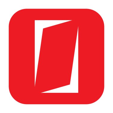 Soyut geometrik sembol, ikon vektör grafikleri, illüstrasyon. Stock vektör illüstrasyonu, klip- art grafikleri