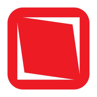 Soyut geometrik sembol, ikon vektör grafikleri, illüstrasyon. Stock vektör illüstrasyonu, klip- art grafikleri