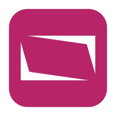 Soyut geometrik sembol, ikon vektör grafikleri, illüstrasyon. Stock vektör illüstrasyonu, klip- art grafikleri