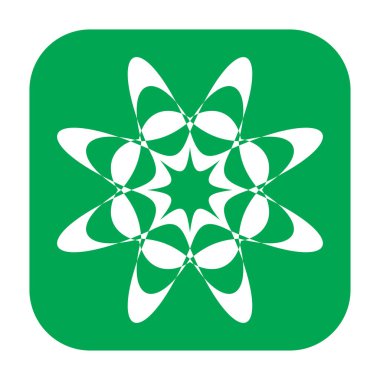 Soyut geometrik sembol, ikon vektör grafikleri, illüstrasyon. Stock vektör illüstrasyonu, klip- art grafikleri