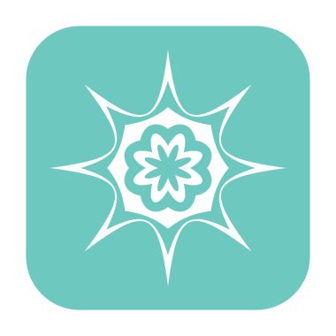 Soyut geometrik sembol, ikon vektör grafikleri, illüstrasyon. Stock vektör illüstrasyonu, klip- art grafikleri