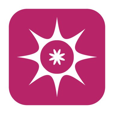 Soyut geometrik sembol, ikon vektör grafikleri, illüstrasyon. Stock vektör illüstrasyonu, klip- art grafikleri