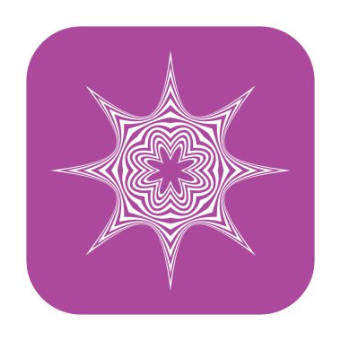 Soyut geometrik sembol, ikon vektör grafikleri, illüstrasyon. Stock vektör illüstrasyonu, klip- art grafikleri