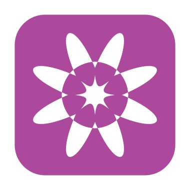 Soyut geometrik sembol, ikon vektör grafikleri, illüstrasyon. Stock vektör illüstrasyonu, klip- art grafikleri