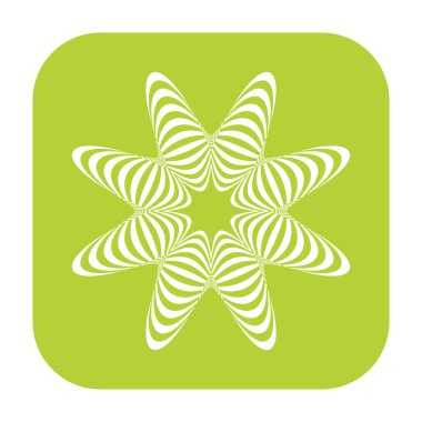 Soyut geometrik sembol, ikon vektör grafikleri, illüstrasyon. Stock vektör illüstrasyonu, klip- art grafikleri