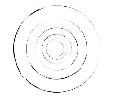 Eşmerkezli daireler, halkalar. Dairesel geometrik öge