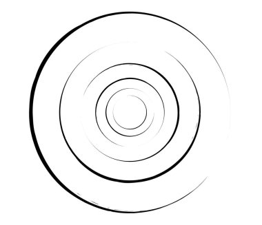 Eşmerkezli daireler, halkalar. Dairesel geometrik öge