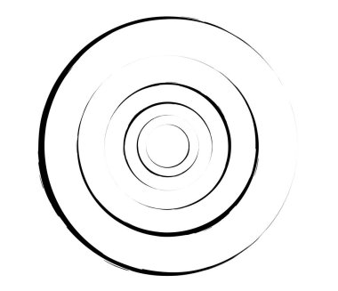 Eşmerkezli daireler, halkalar. Dairesel geometrik öge