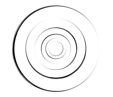 Eşmerkezli daireler, halkalar. Dairesel geometrik öge