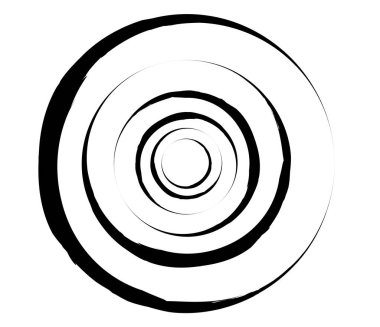 Eşmerkezli daireler, halkalar. Dairesel geometrik öge