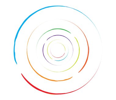 Eşmerkezli daireler, halkalar. Dairesel geometrik öge