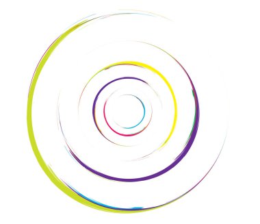 Eşmerkezli daireler, halkalar. Dairesel geometrik öge