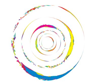 Eşmerkezli daireler, halkalar. Dairesel geometrik öge