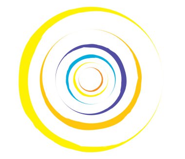 Eşmerkezli daireler, halkalar. Dairesel geometrik öge