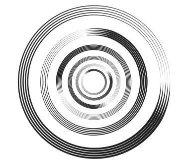 Eşmerkezli daireler, halkalar. Dairesel geometrik öge