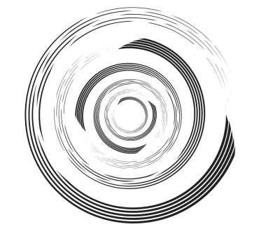 Eşmerkezli daireler, halkalar. Dairesel geometrik öge