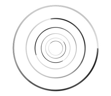 Eşmerkezli daireler, halkalar. Dairesel geometrik öge