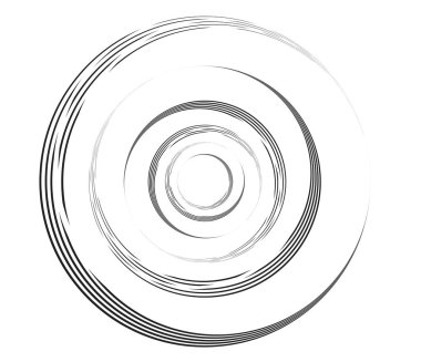 Eşmerkezli daireler, halkalar. Dairesel geometrik öge