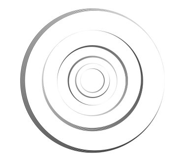 Eşmerkezli daireler, halkalar. Dairesel geometrik öge
