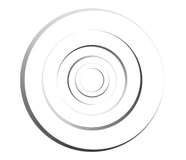 Eşmerkezli daireler, halkalar. Dairesel geometrik öge