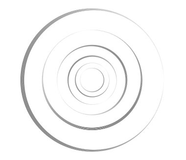 Eşmerkezli daireler, halkalar. Dairesel geometrik öge