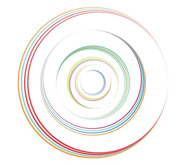 Eşmerkezli daireler, halkalar. Dairesel geometrik öge