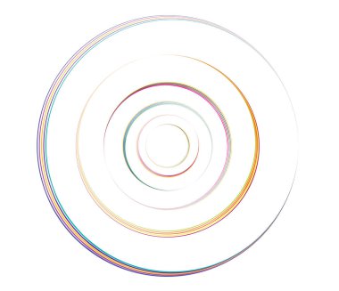 Eşmerkezli daireler, halkalar. Dairesel geometrik öge