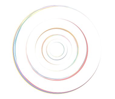 Eşmerkezli daireler, halkalar. Dairesel geometrik öge